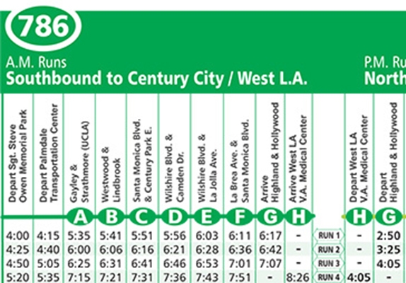 Route 786 - Century City/West Los Angeles Photo