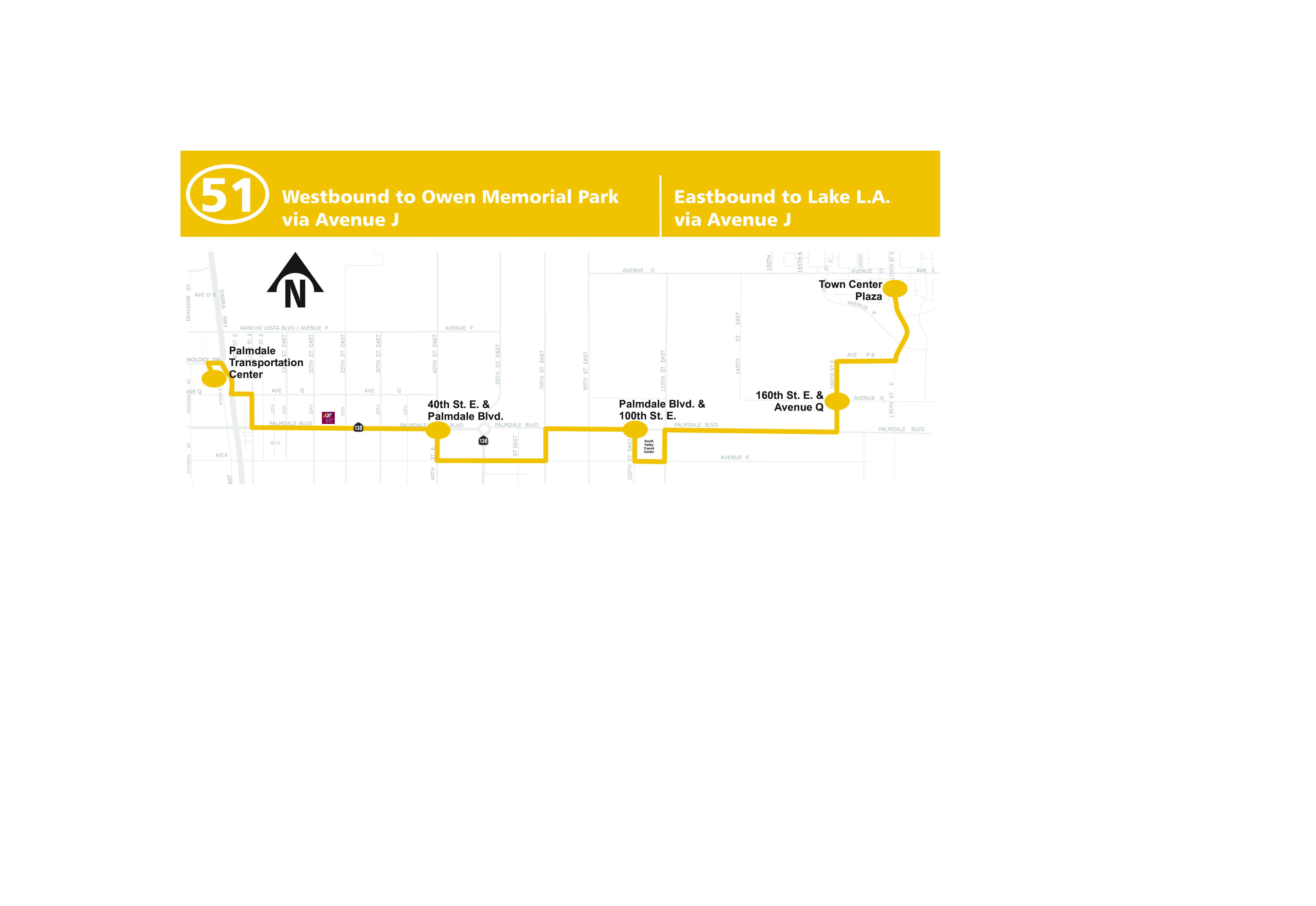 Route 51 Map